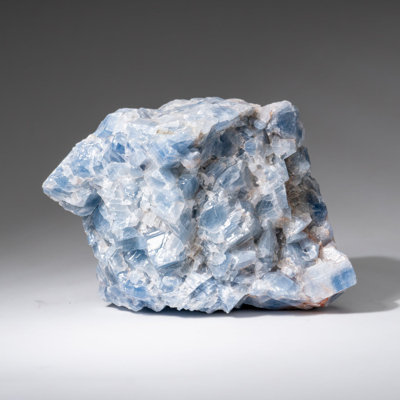 Blue Calcite Crystal Cluster From Mexico (4.8 Lbs)
