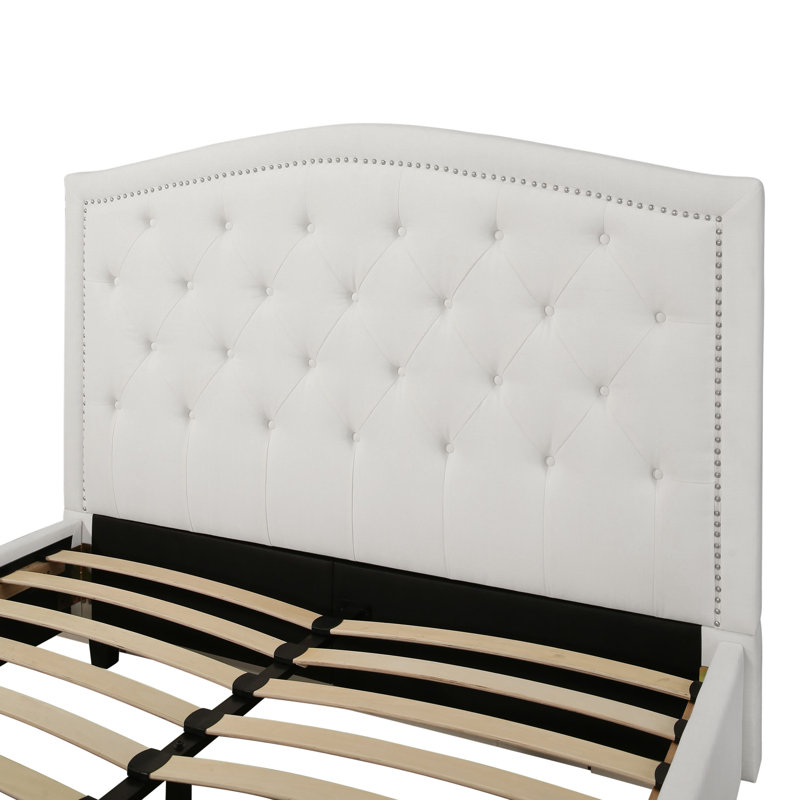 Searcy Upholstered Platform Bed, Queen