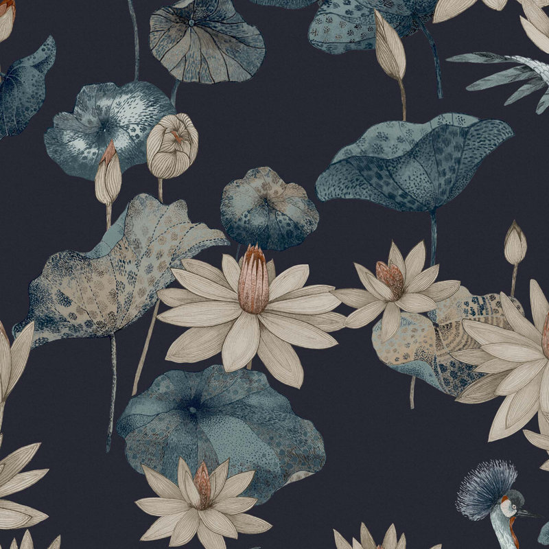 Teien Sea Green Wallpaper, Gray
