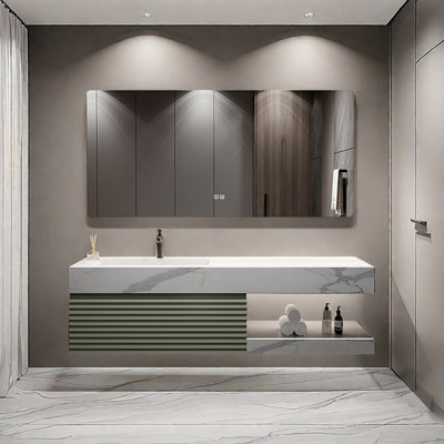 American-style simple modern bathroom cabinet