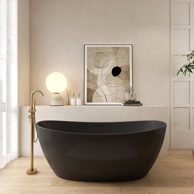 Baignoire de trempage autoportante 64,96 po