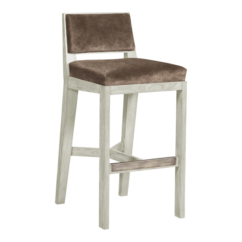 Thom Filicia 32.5'' Bar Stool, Nadia Earth, Navajo