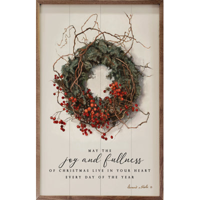 «May The Joy and Fullness Wreath» par Bonnie Mohr