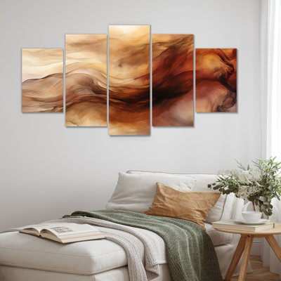 Cotie - Liquid ink Abstract Wall Art Decor 5 Piece