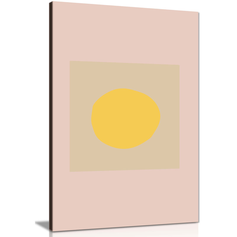 Abstract Geometric - Wrapped Canvas Print, 31cm H x 20cm W x 1.8cm D