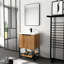 Meuble-lavabo autoportant avec lavabo en résine