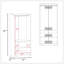 Armoire Trappe Eco, chambre, noir
