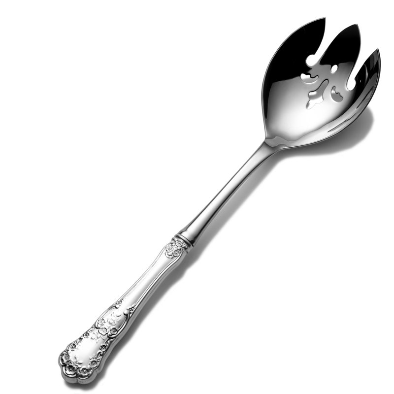 Fourchette à salade en argent sterling Buttercup