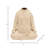 Vase Stoneware Ceramic Boho Meditative Figure Design 8 Inch Ivory Home Decor For Living Room Office Bedroom Tabletop Buddha-Style Yoga Inspired Sculptural Accent Piece.