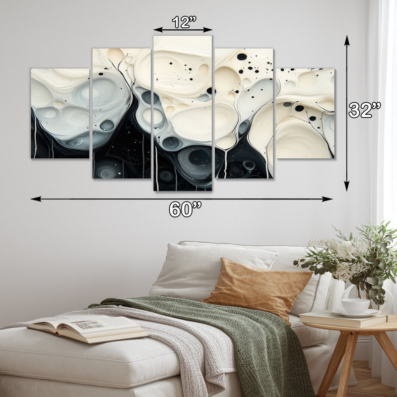 «Black Wave», art mural moderne