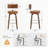 Swivel Upholstered Counter & Bar Stool-20534113-20534111