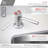 STYLISH Signature Single Handle Pull Down Stainless Steel Kitchen Faucet with Soap Dispenser-75376474