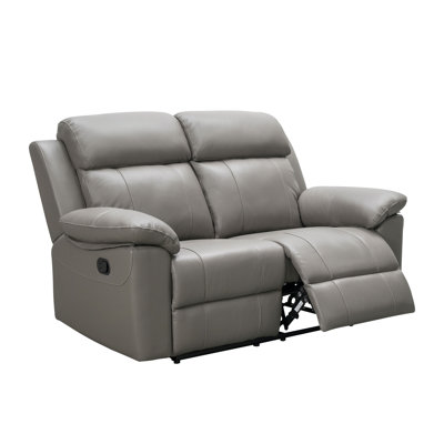Breasya Leather Reclining Loveseat