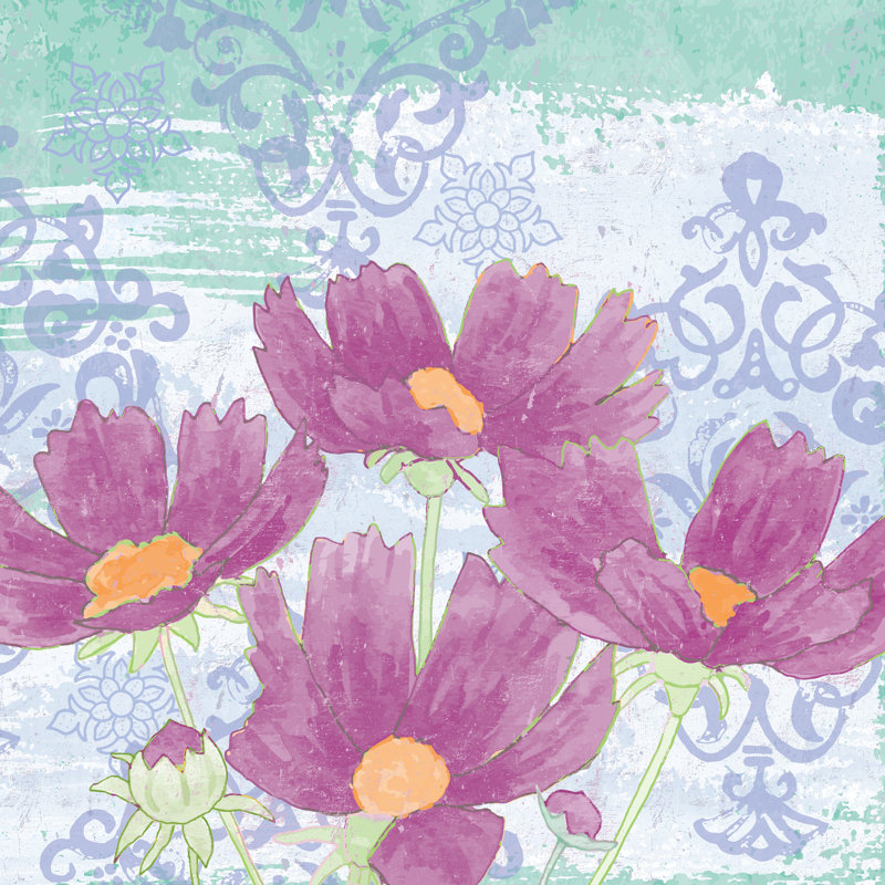 Coreopsis Tangle III by Leslie Mark - Wrapped Canvas Painting, 30cm H x 30cm W