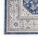 Tapis oriental bleu / gris tissé à la machine