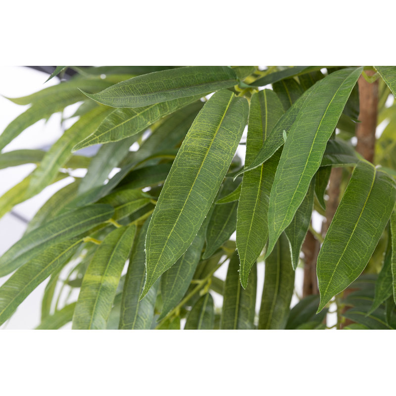 67" Artificial Faux Weeping Fig Tree in a  Resin Planter Real Touch Fake Ficus Benjamina Tree