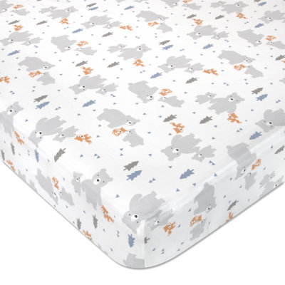 Drap-housse pour lit de bébé assorti
