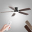Ventilateur de plafond moderne à 5 pales avec lumière DEL et télécommande Derick-379626993-369074901