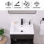 Ensemble de meuble-lavabo simple autoportant 24 po 24 po