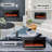 40" Black 3-in-1 Electric Fireplace Heater, 12 Color Flame with Breathing Flame-937542689-937542688