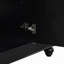 Meuble-lavabo noir (lavabo non inclus)
