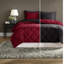 Ensembles de literie réversible confortables, microfibre simple TG, design moderne