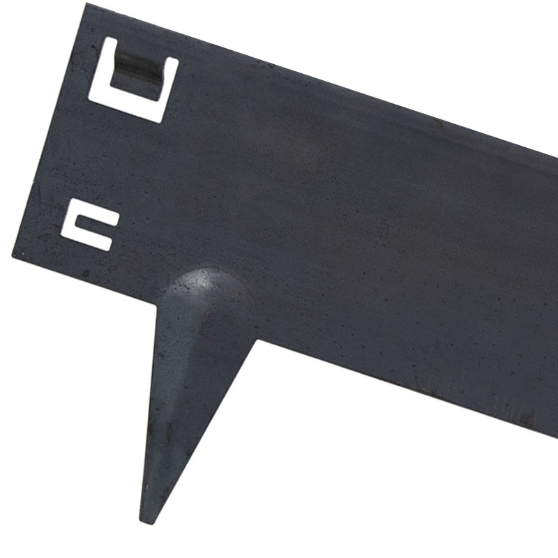 Bordure de jardin festonnée en acier, 5 pièces - 106 cm (41,75 po) - Acier, Argent