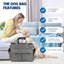 Grey Dog Travel Bag