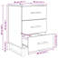 40cm W Manufactured Wood Bedside Table-1567906343