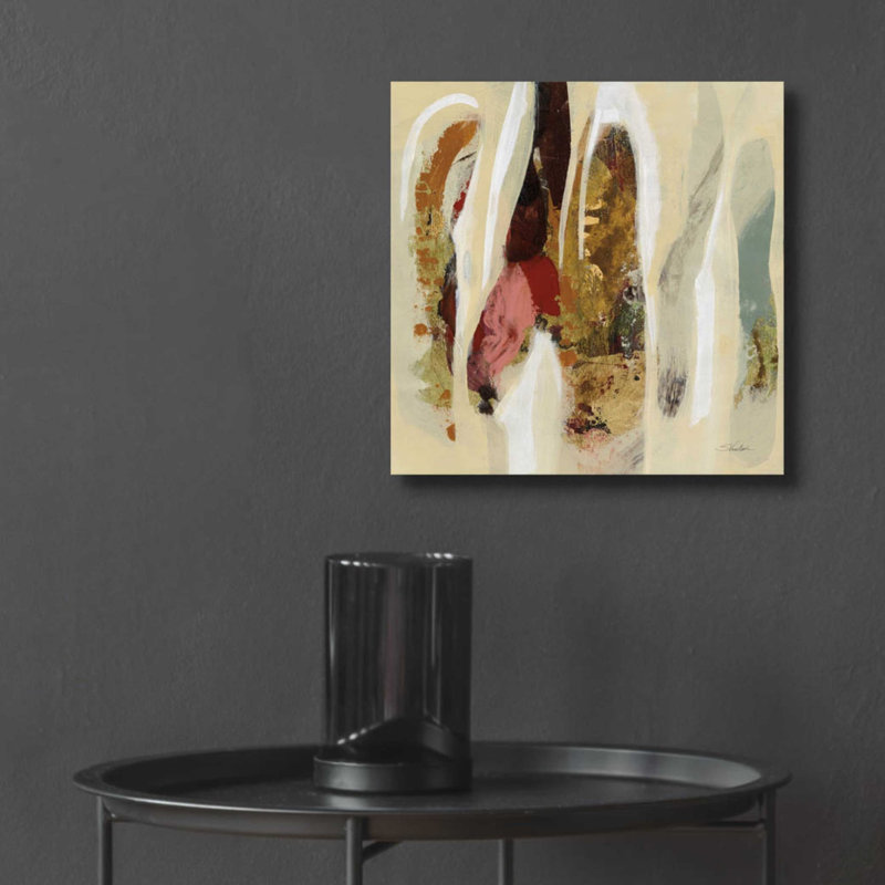 «Terracotta Tile I» par Silvia Vassileva, art mural en verre acrylique, H 12 po x l 12 po x P 0,13 po