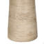 Table d'appoint carrée crème 20 pi x 20 po x 24 po avec base piédestal