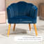 Fauteuil en polyester de 28,3 po Hereld-734610524-734610526