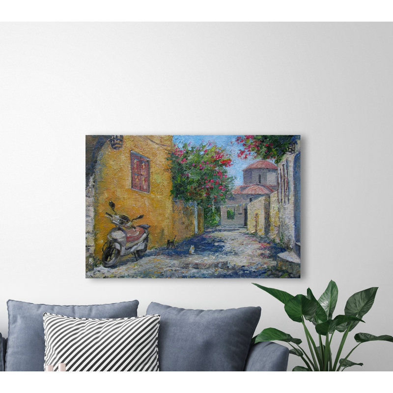 Back Alley Cats 1 Piece Wrapped Canvas Painting, 41cm H x 61cm W x 3.81cm D