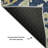 Premium Machine Washable Prisco Navy Rug-451130795