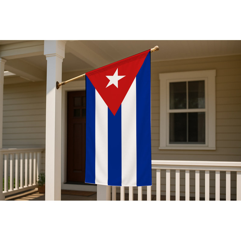Drapeau de Cuba - Drapeau extérieur, 24" H x 36" W