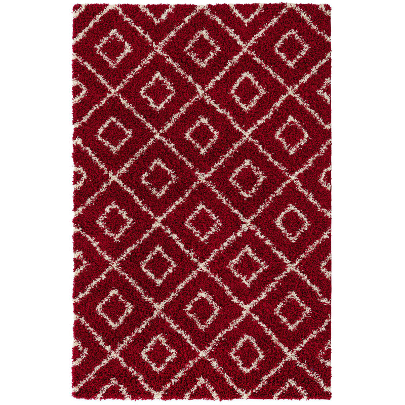 Assata Geometric Indoor Rug, Rectangle 5'3" x 8'