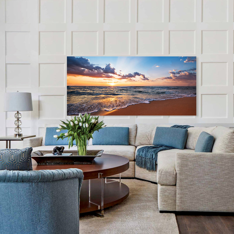 Beach Sunrise Print, Acrylic