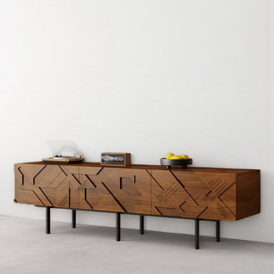 Retro And Simple TV Cabinet