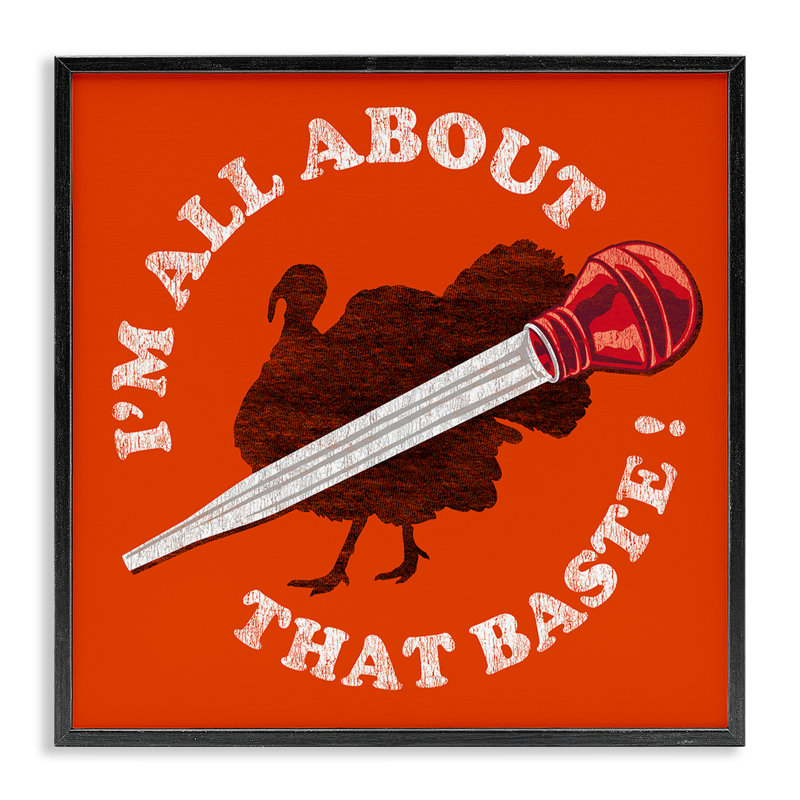 All All That That Baste, estampe numérique, conception de Jedco Brands, Inc., H 17 po x l 17 po, Giclée encadrée noir minuit