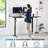 VIVO Single Motor Electric Desk with Push Button Memory Controller-129479309-129479298