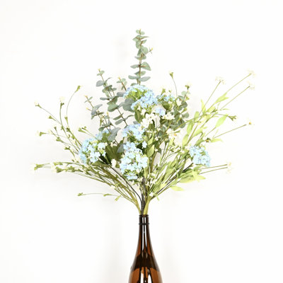 Arrangement floral d'hortensia artificiel de 36 po pour remplissage de vase, branche de feuillage de ferme, longue tige de bouquet de fleurs en vrac pour fête de mariage