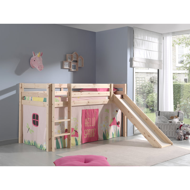 Escalera Loft Bed, 90 x 200 cm, Beige, Basic