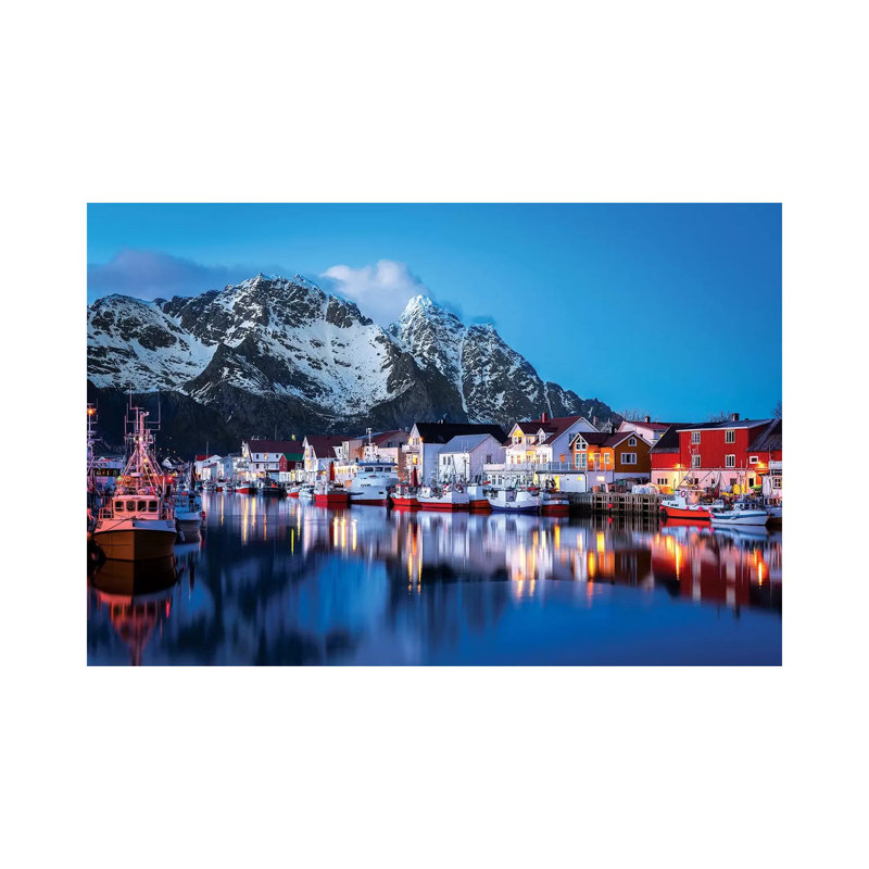 Henningsvær The Venice Of The Lofoten by Marco Carmassi - Wrapped Canvas Print, 101.6 cm H x 66.04 cm W x 1.91 cm D