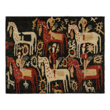 Burano Hand Knotted Wool Animal Print Area Rug