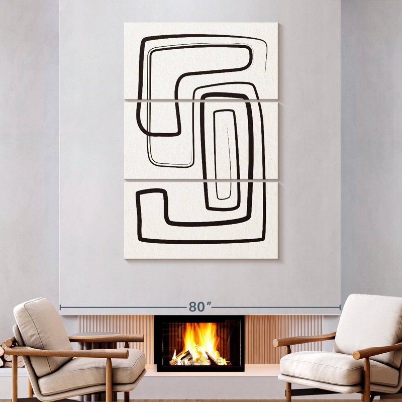 Avery Oneliners II, 74" H x 48" W