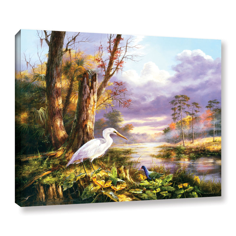 Floride, reproduction d’art sur toile tendue, H 36 po x l 48 po x P 2 po
