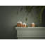 Gingerbread 6.1" Stoneware Tabletop Lantern