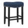 Ileana Upholstered Counter Stool with Solid Wood Frame