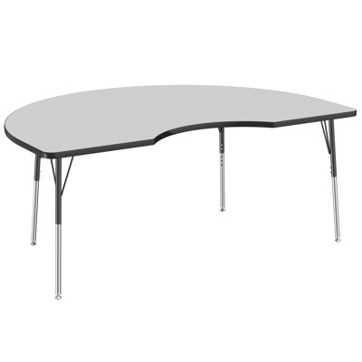 Table d'activité 48 "x 72" avec moulures en T et pieds réglables