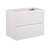Wall Mount Bathroom Vanity WITHOUT Basin, White Color, With Two Drawer, Pre-Assembled-118611556